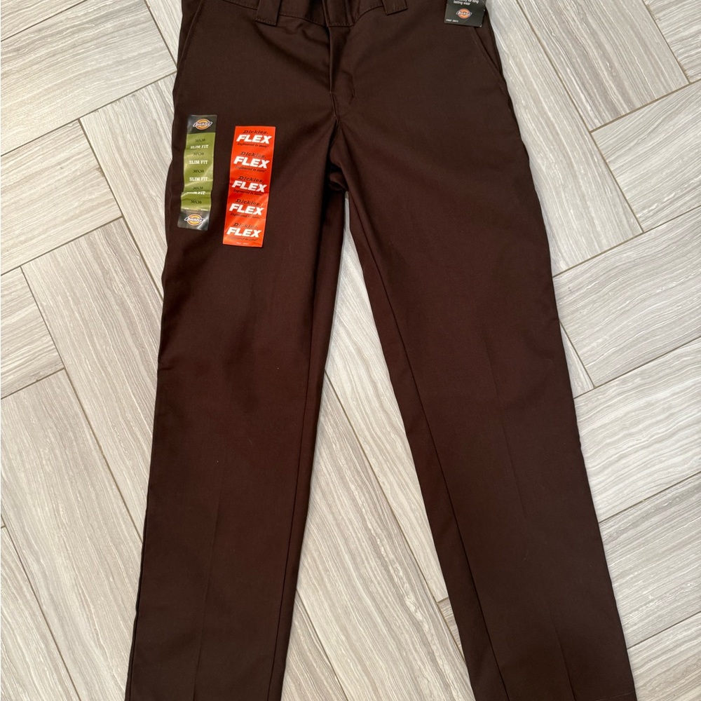 Dickies Dark Brown Flex Chinos